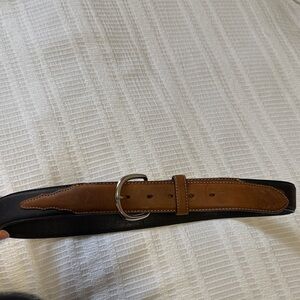Elegant Brown and Black Men's Belt Bag
